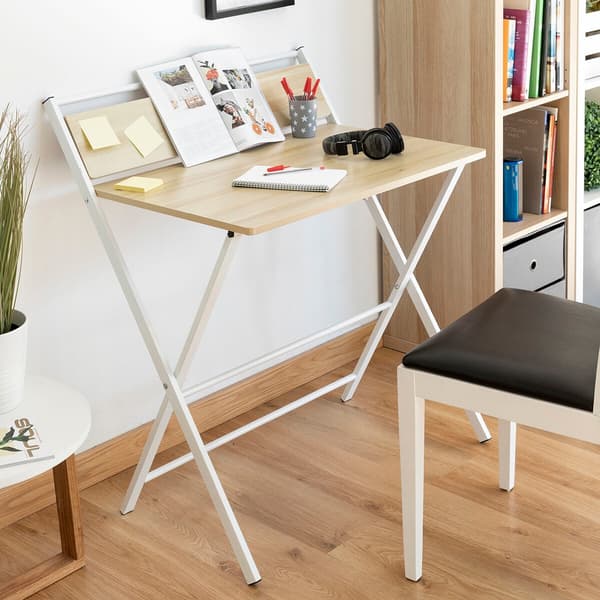 Fällbart skrivbord med hylla Tablezy InnovaGoods
