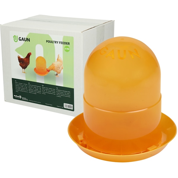 Siipikarjan ruokinta 2 kg oranssia