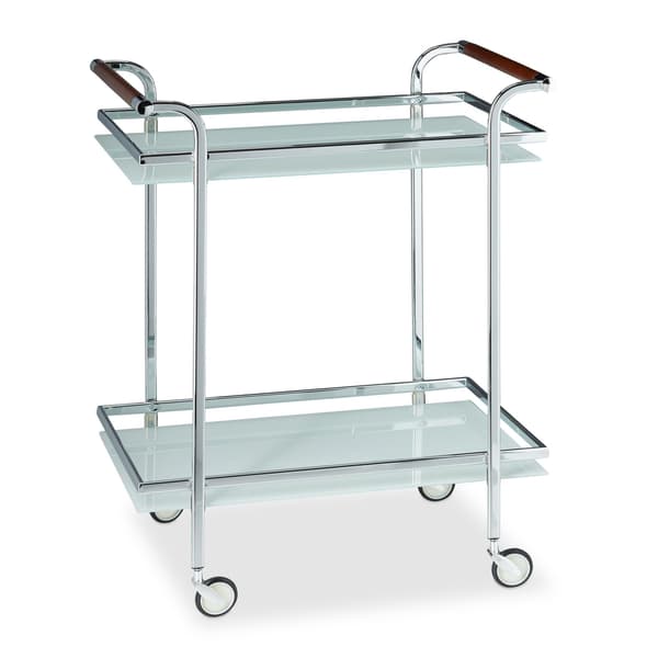 Serveringsvagn frostat glas