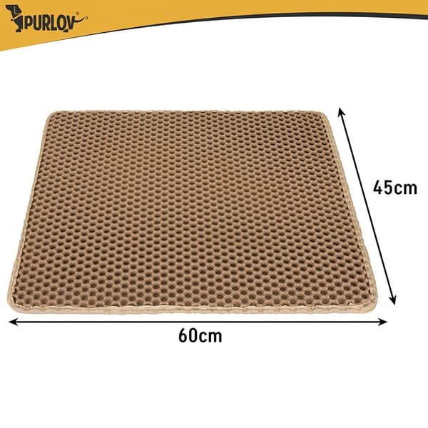 Kattebakkemåtte 60x45cm - beige Purlov