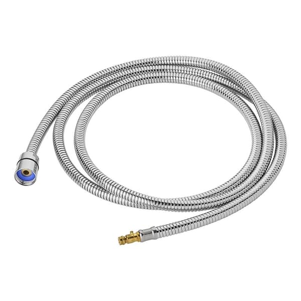 Bruseslange, metal, 1,5 m, drejelig 3/8 til 1/2 adapter