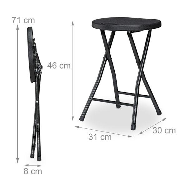 Uppfällbar pall set om 2