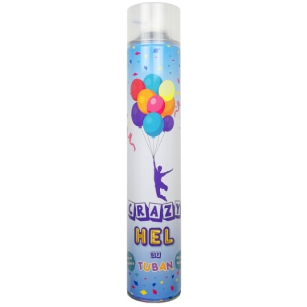 TUBAN Helium för ballonger Crazy Helium Spray 6,5x34,5x6,5 cm