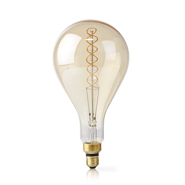 LED glødepære E27 | A160 | 5 W | 280 lm | 2000 K | Dimbar | Varm Hvid | Retro stil | 1 stk.