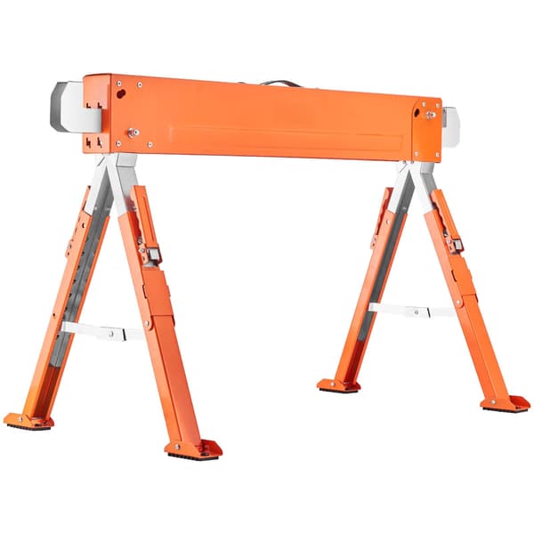 Hopfällbara sågbockar, 2-pack, justerbar höjd, 1800 lb