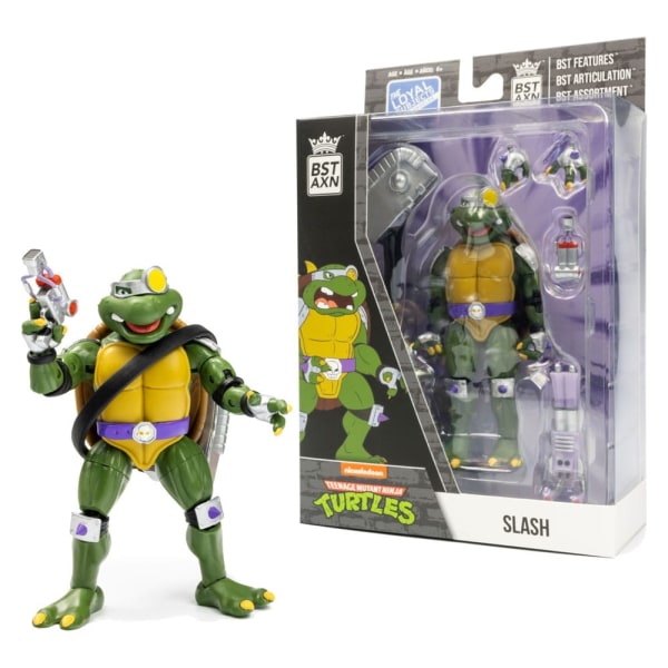 Teenage Mutant Ninja Turtles BST AXN Action Figur Slash 13 cm