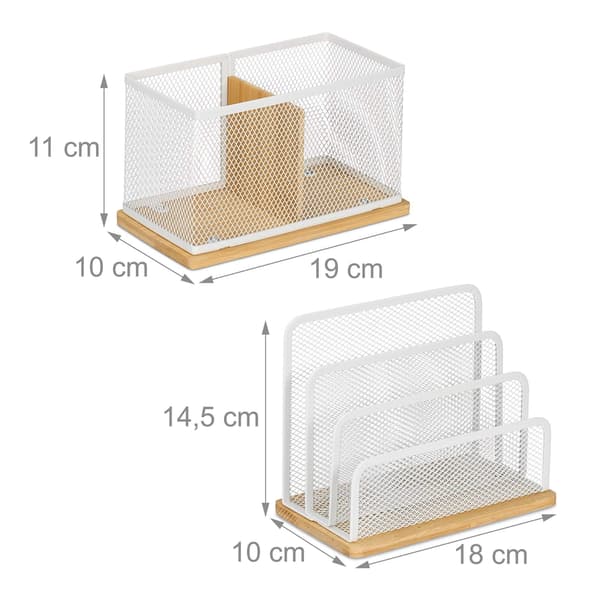 2-delat skrivbordsorganisationsset