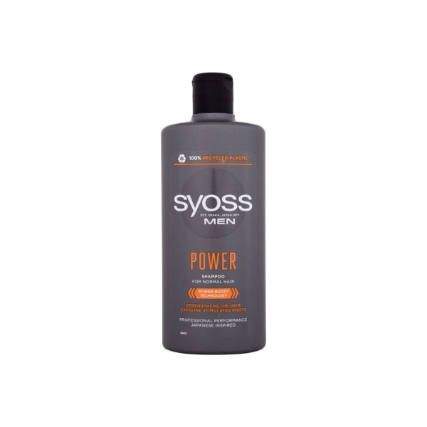 Syoss - Men Power Shampoo - For Men, 440 ml