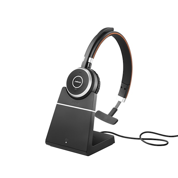 Jabra Evolve 65 SE Mono Bluetooth-kuulokkeet Link380 MS -sovittimella