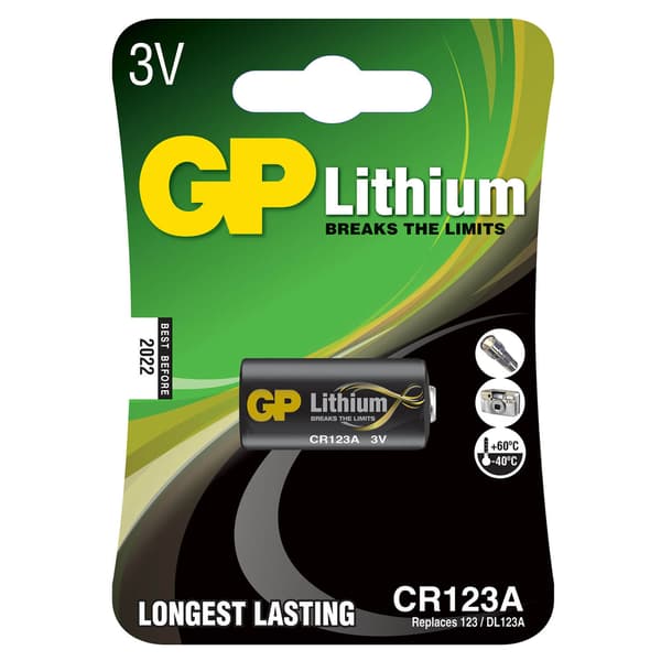 GP Lithium Pro Batteri 123A 1-pack