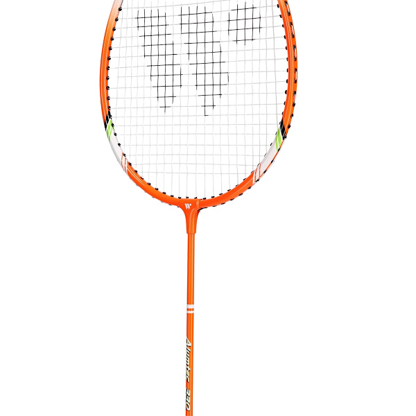 Badmintonset, 2 racketar, blå/orange