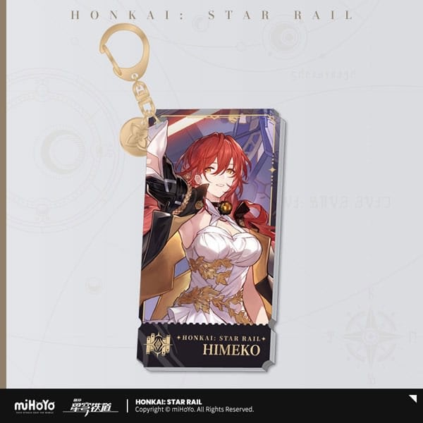 Honkai: Star Rail Character Akryl Nyckelring Himeko 9 cm