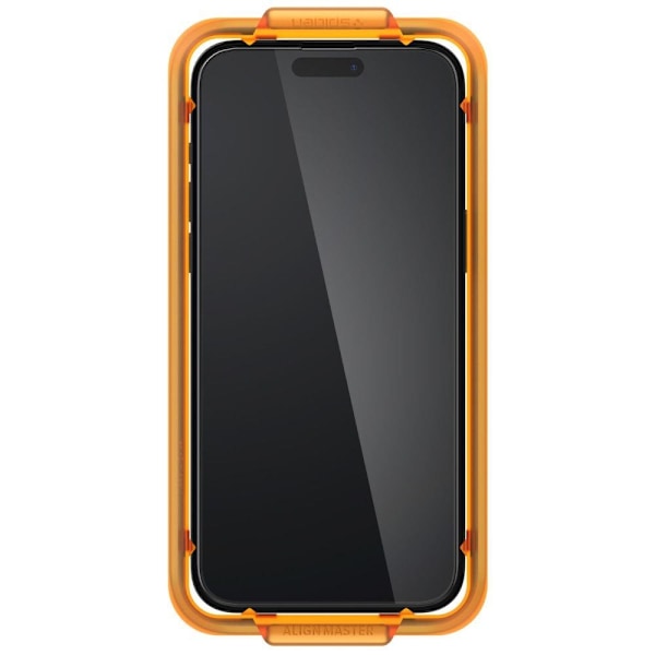 ALM Glass FC hærdet glas til iPhone 15 Pro Max sort - SÆT med 2 stk.