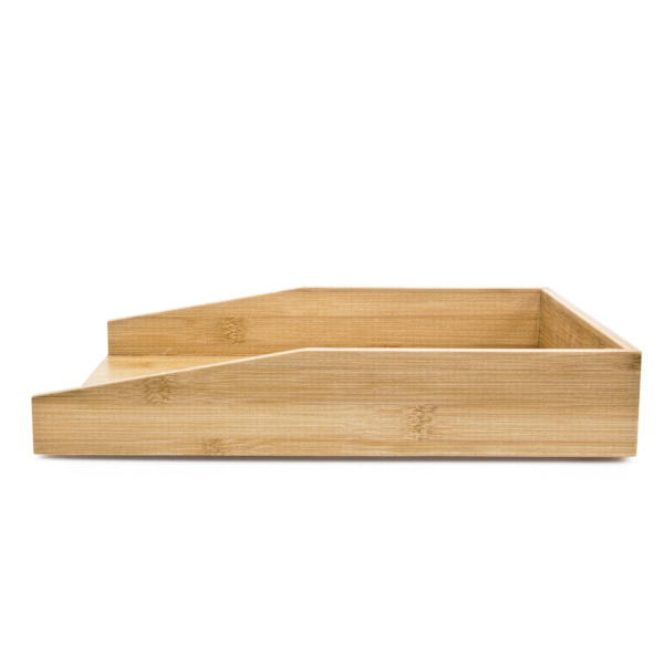 Brevfack i bambu 33 x 25 x 6 cm