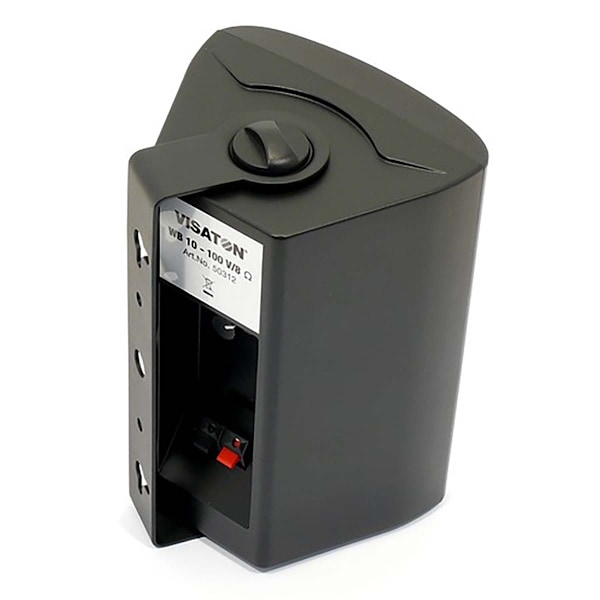 WB10 100V - 8 ohmin 2-tie kompaktit kaiuttimet tukevassa muovikotelossa (musta)