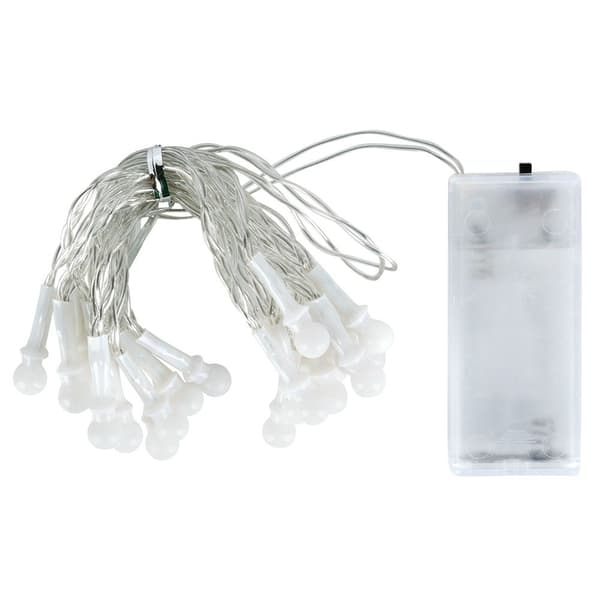 Batteridrevet julelys 20 LED 200 cm