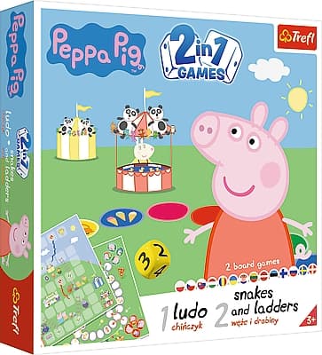 Trefl Peppa Pig -lautapeli 2 in 1
