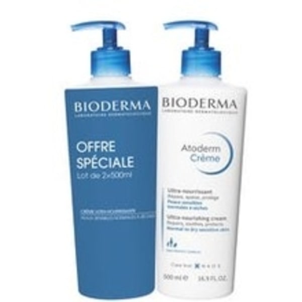 Bioderma - Atoderm Ultra-Nourishing Moisturising Cream Duopack 1000ml