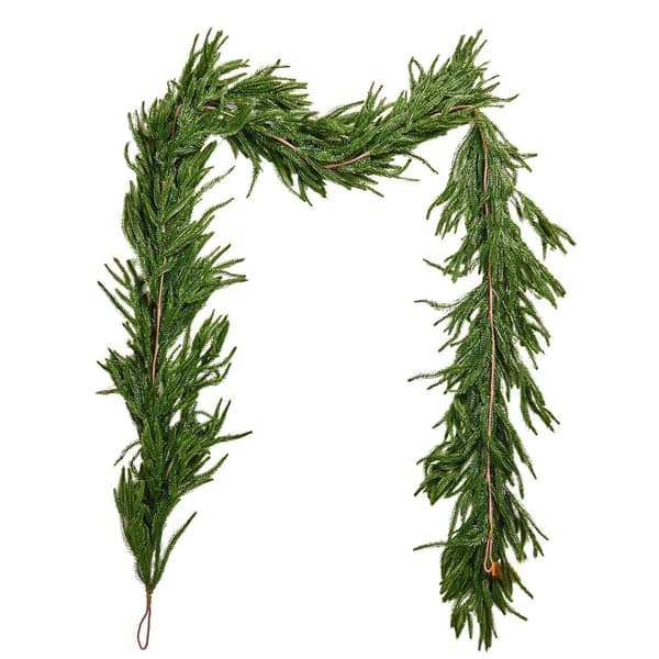 Jouluköynnös, 9 jalkaa Norfolk Pineä, Real Touch PE
