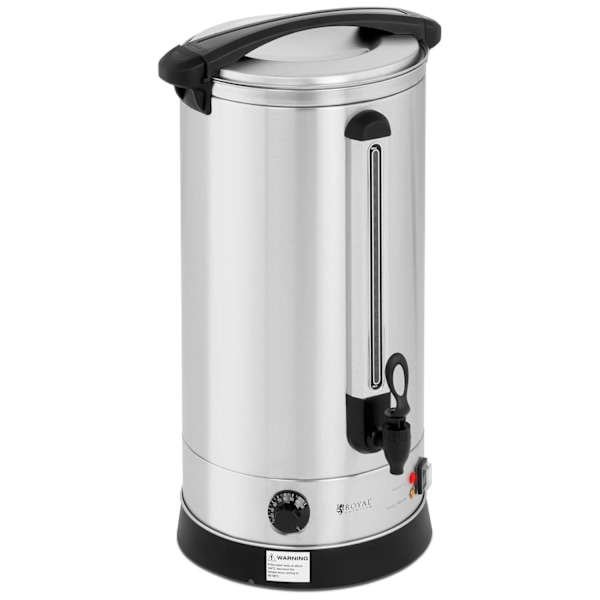 Vandvarmer, dobbeltvæg, stål, 23,5L, 2500 W
