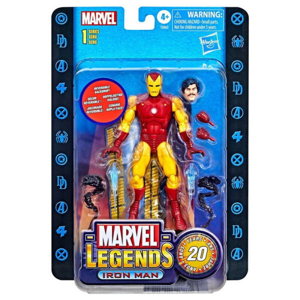 Marvel Legends 20-årsjubileum Iron Man figur 15cm