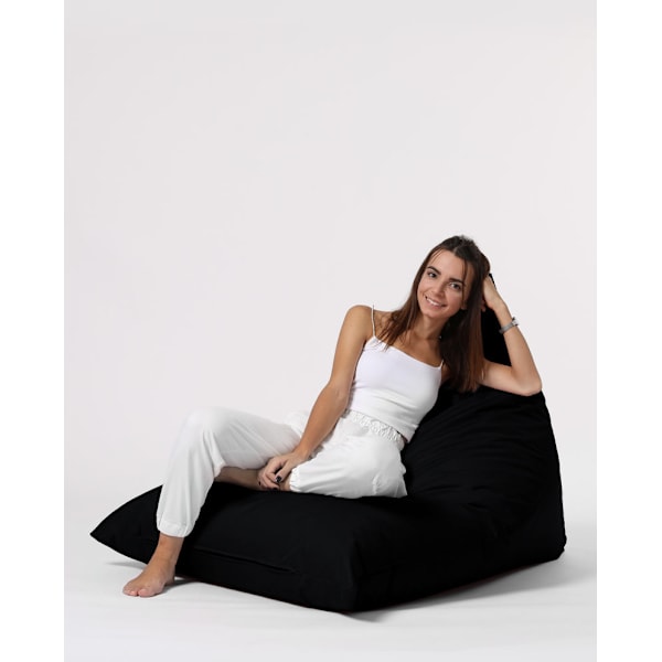 Garden Bean Bag Pyramid Big Bed Puf - Sort