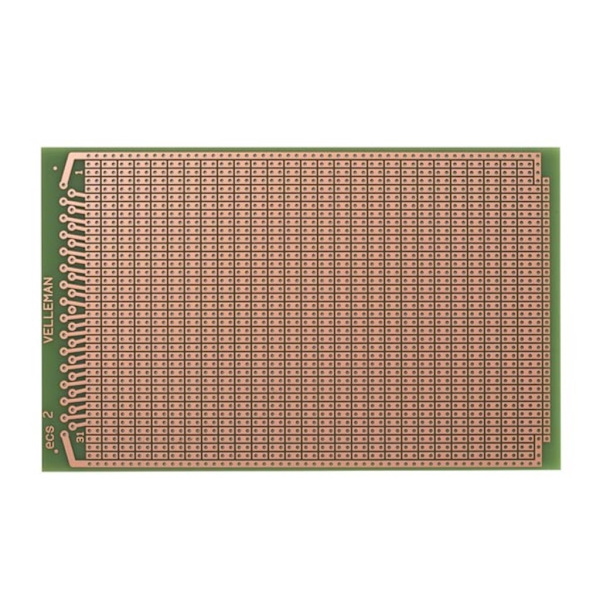 Eurocard 2-håls ö - 100X160Mm - Fr4 (1st/Bl.) Grön