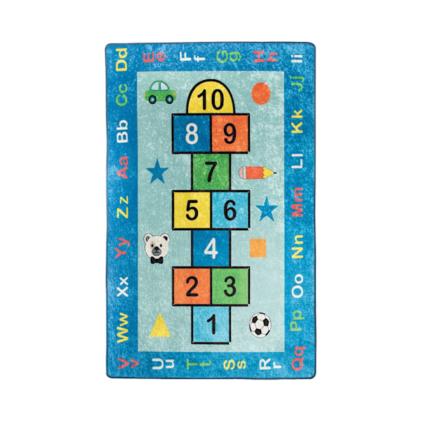 Matta (100 x 160) Seksek - Blå