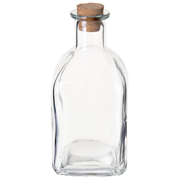 Glasflaska med korkpropp, 270 ml kapacitet