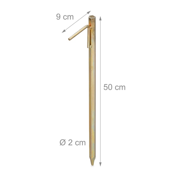 XXL markankare 50 cm uppsättning om 4
