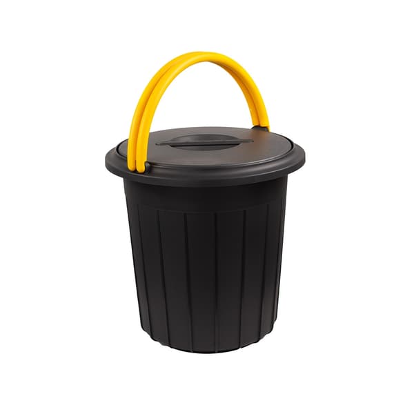 Eco Solution - Affaldsbeholder med låg 16L - Gul