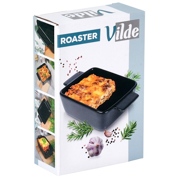 Keramisk ildfast fad, sort, 350 ml