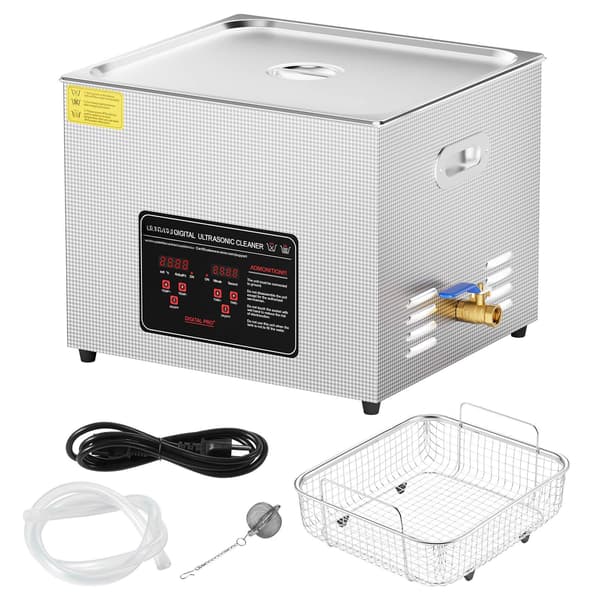 Ultralydsrenser 15L, 40kHz, timer og varmelegeme