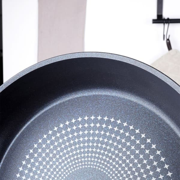 Høj bradepande 28 cm, keramik med diamantkrystaller