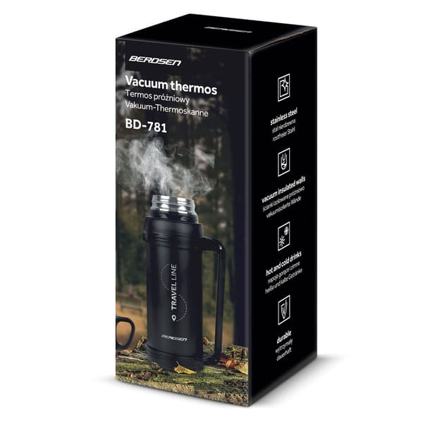 Vacuumtermos 1500 ml BD-781 svart
