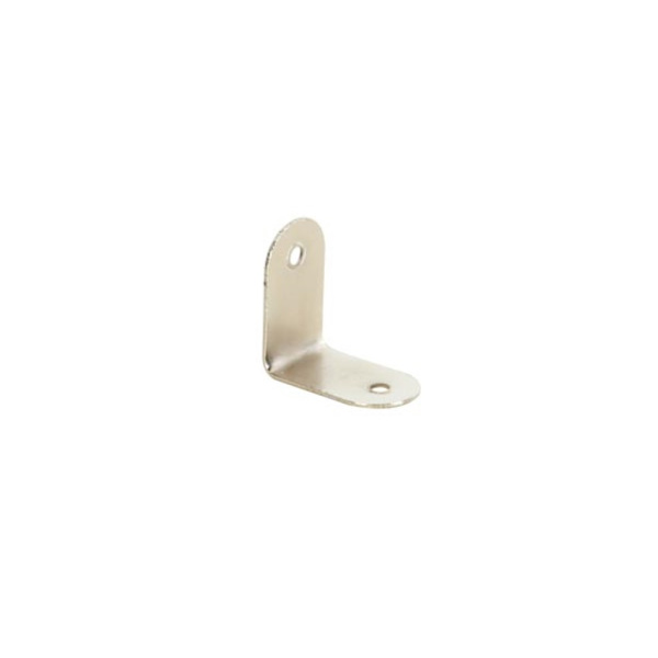 Kaiutinkaapin kulma - valkoinen metalli - 19 x 32 mm x 90° - 10 kpl per pakkaus
