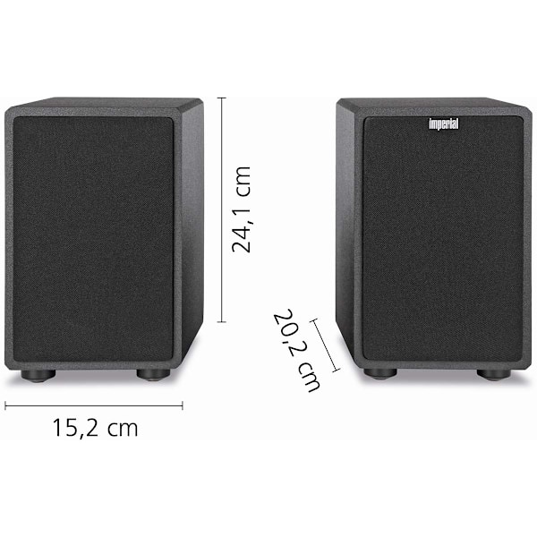 Kaiutinsarja kahdella passiivisella 20 W kaiuttimella