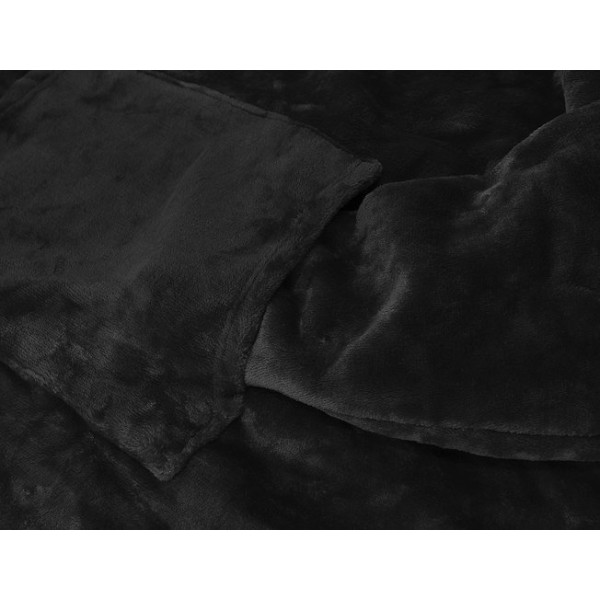 XXL sweatshirt - svart filt