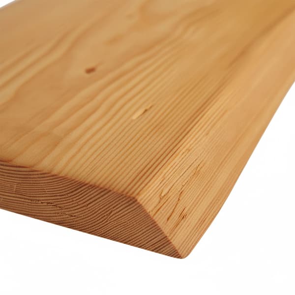 Live Edge massivt træhylde – Rustikt svævende design