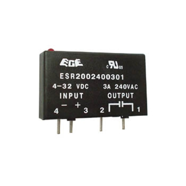 Solid State Power Relæ 3A / 240V 1 X On