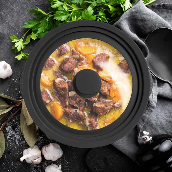 Ruukun kansi 20-24 cm silikonireunalla