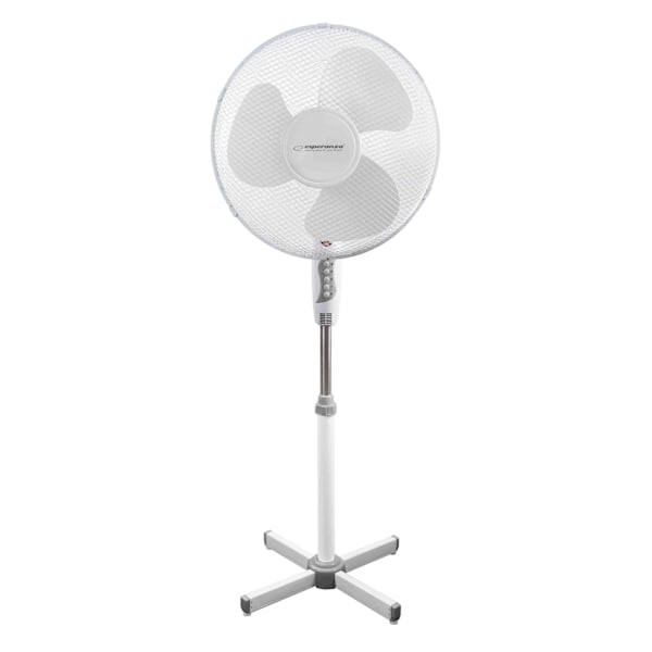 Esperanza Piedestal Kylfläkt 16 Inch Hurricane White