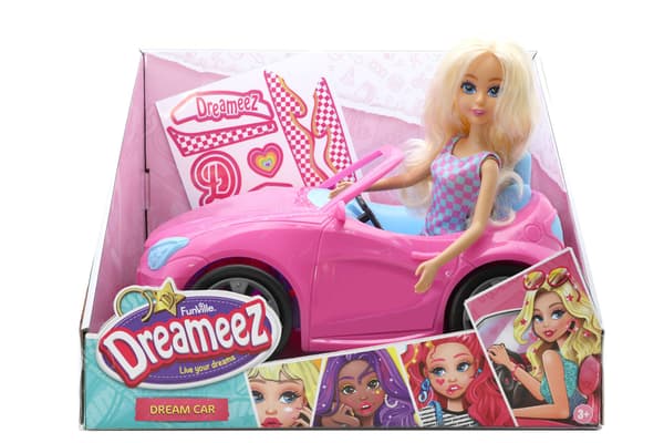 Dreameez modedukke med cabriolet