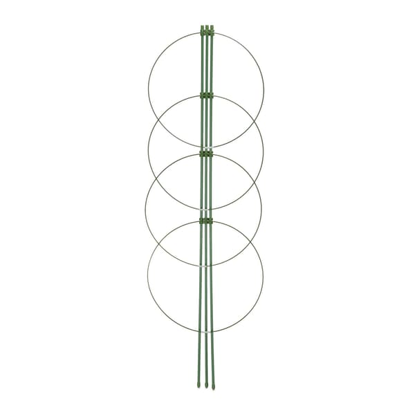 Sæt med 2 runde grønne espalier, 91 cm