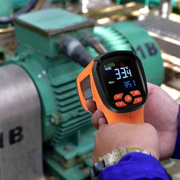 Infrapunalämpömittaripistooli, kaksoislaser, -40–2732F alue