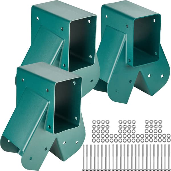 A-rams mittengungfästen, kolstål, 3-pack