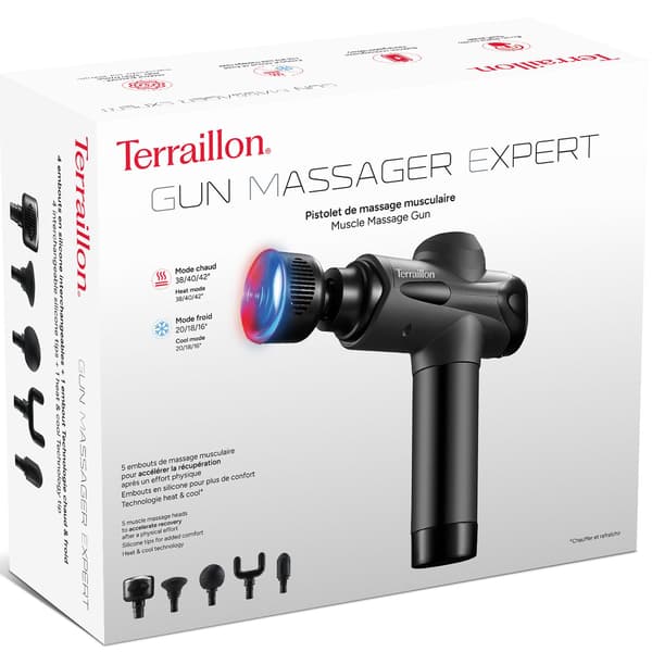 Massagepistol Expert Heat&Cold 4 tilbehør + 1 varm/kold