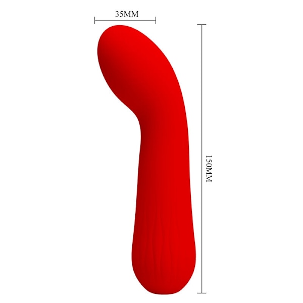 Pretty Love - Faun Genopladelig Vibrator Rød