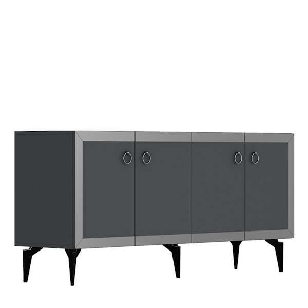 Console Ponny - Antracit, Silver