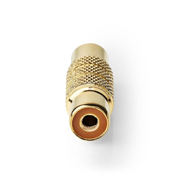 Mono Audio Adapter | RCA Hona | RCA Hona | Guldplaterad | Rak | Metall | Metall | 1 st. | Låda